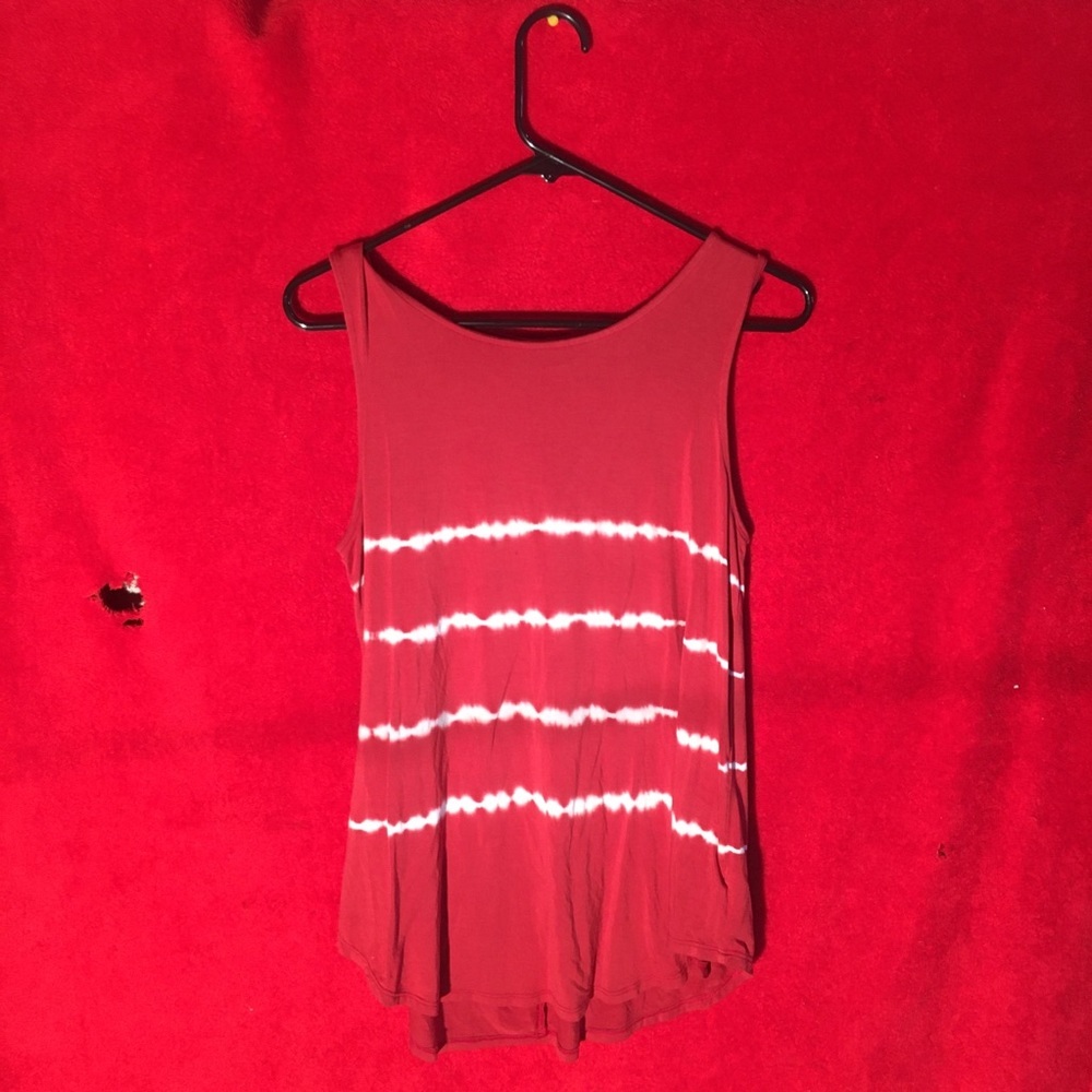 Women’s Old Navy Striped Red Tank Top - Size Small